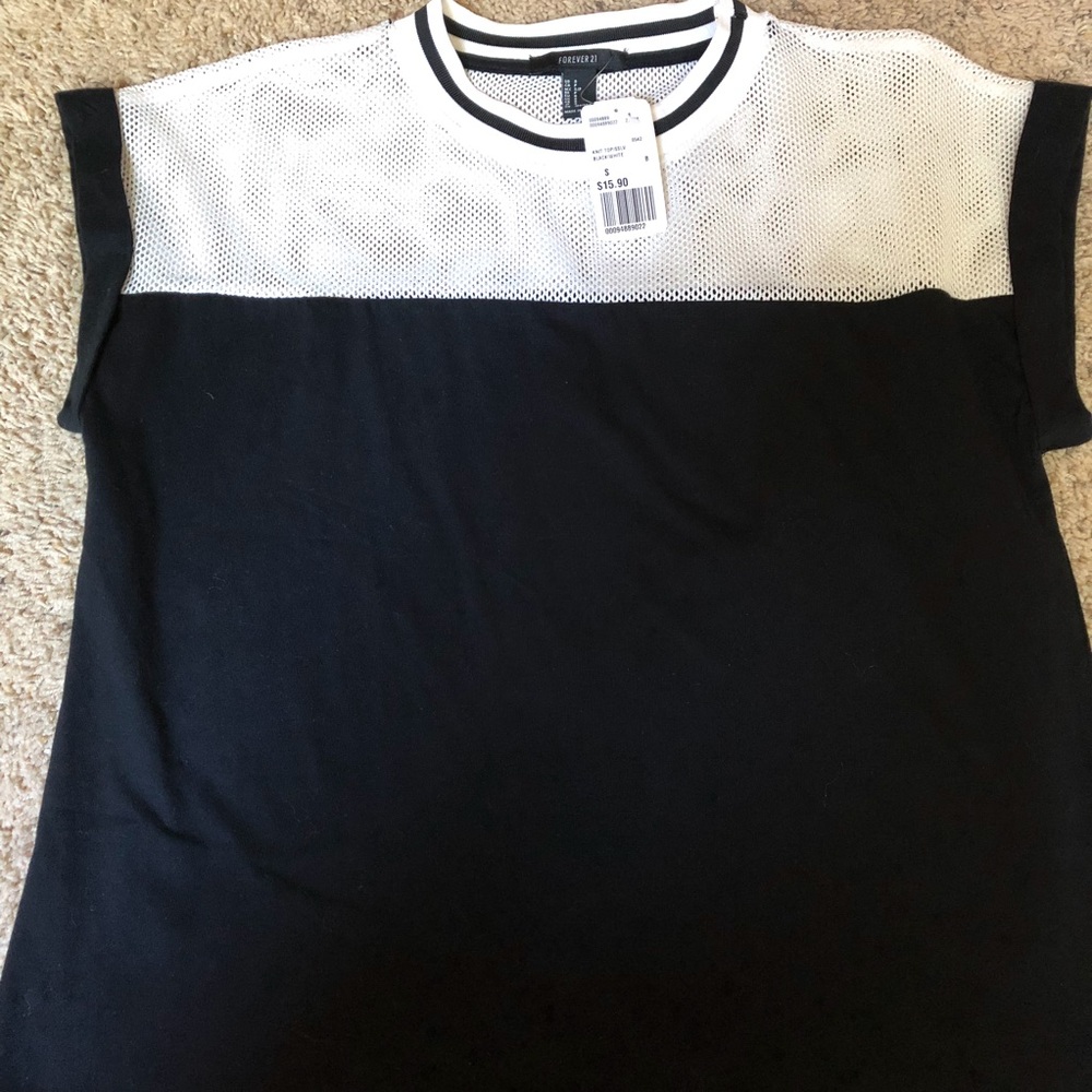 Forever 21 mesh tshirt
